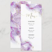 紫色インク メニュー (正面/裏面)