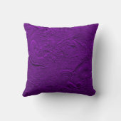 紫色エレガントモダン構造 クッション (裏面)