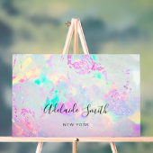 紫色オパール アクリルサイン (ニュートラル)