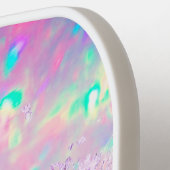 紫色オプストーンのピックボールパドル ピックルボールラケット (左詳細)