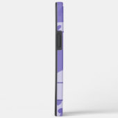 紫色カモフラージモノグラム Case-Mate iPhoneケース (裏面 / 右)