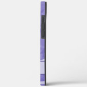 紫色カモフラージモノグラム Case-Mate iPhoneケース (裏面 / 左)