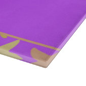 紫色カラフルのヒトデ カッティングボード (角)