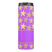 紫色カラフルのヒトデ タンブラー (裏面)