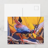 紫色ガリヌール ポストカード (正面/裏面)