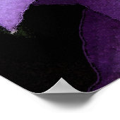 紫色クレマチス ポスター (角)