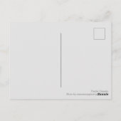 紫色クレマチス ポストカード (裏面)