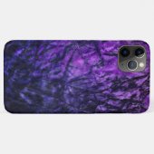 紫色グリッター抽象パターン Case-Mate iPhoneケース (裏面(横))