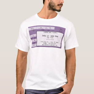 紫色コンサートのチケット Tシャツ