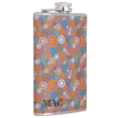 紫色コンテンポラリーなスカル フラスク (右)