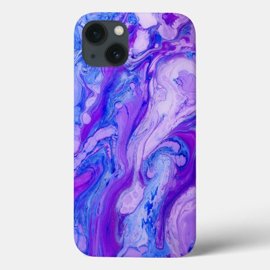 紫色サイケデリック液体 Case-Mate iPhoneケース (裏面)