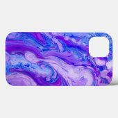 紫色サイケデリック液体 Case-Mate iPhoneケース (裏面 (横))