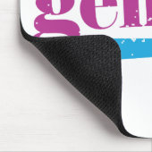 紫色ジェミニ マウスパッド (コーナー)