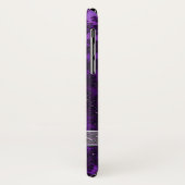 紫色スパイラルフラクタルケルト結び目模様iPhone Xケース Case-Mate iPhoneケース (裏面/左)