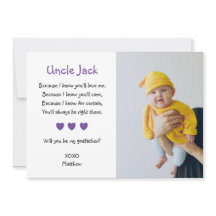 紫色ハートの名付け親になってくれますか フォト付き