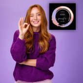 紫色バイオレットカスタムミニマリズムQRロゴショップ スクエア名刺