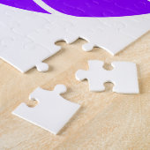 紫色バレーボール ジグソーパズル (側面)