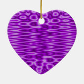 紫色パターン セラミックオーナメント (裏面)