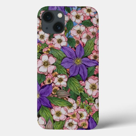 紫色パッチ2011年 Case-Mate iPhoneケース (裏面)