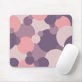 紫色ピンク分子マウスパッド マウスパッド (マウス)