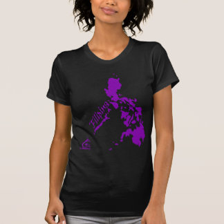 紫色フィリピン人のフィリピン島 Tシャツ