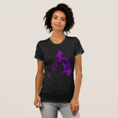 紫色フィリピン人のフィリピン島 Tシャツ (正面フル)