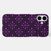 紫色フラクタルビクトリアンタル Case-Mate iPhoneケース (裏面 (横))