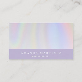 紫色ホログラム名刺 名刺