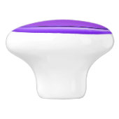 紫色ボタンの引出しの引き セラミックノブ (側面)