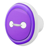 紫色ボタンの引出しの引き セラミックノブ (右)