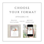 紫色モダンの宗教十字写真バプテスマ 招待状