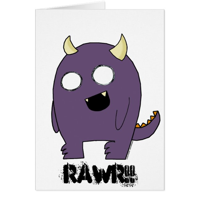 紫色モンスター (正面)