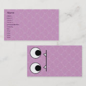 紫色モンスター-ビジネス 名刺 (正面/裏面)