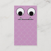 紫色モンスター-ビジネス 名刺 (裏面)