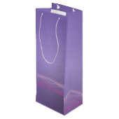 紫色ライト ワインギフトバッグ (裏面アングル)