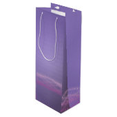 紫色ライト ワインギフトバッグ (正面アングル)