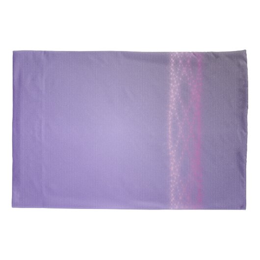 紫色ライト 枕カバー (裏面-左)