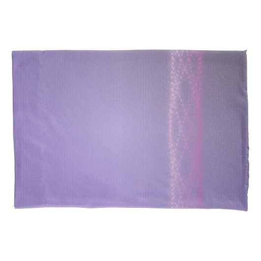 紫色ライト 枕カバー (正面左)