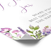 紫色ライラックのデートナイトアイデア 日付ジャー ポスター (角)