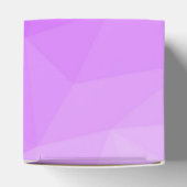 紫色ラベンダーのグラデーションの幾何学的メッシュパターン フェイバーボックス (上部)