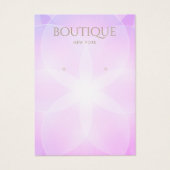 紫色ラベンダーグローイヤリングディスプレイカード (正面)