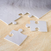 紫色レンズの白人女性 ジグソーパズル (側面)