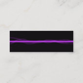 紫色レーザー スキニー名刺 (裏面)