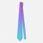 紫色及びターコイズのタイ ネクタイ (正面)