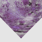 紫色及び灰色の穏やかな万華鏡のように千変万化するパターンのプリントパターン 薄葉紙 (詳細)