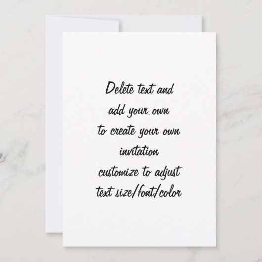 紫色及びgold fleur de lys 招待状 (裏面)