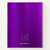 紫色商標商务标志 ノートブック (裏面)