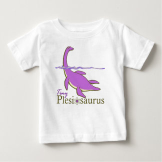 紫色小さいPlesiosaurus ベビーTシャツ