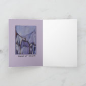 紫色小屋の芸術カード シーズンカード (内部)