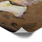 紫色少女房間布娃娃彩色玩具海報 ポスター (角)